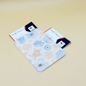 Paleta de Extensión de Pestañas Magnética de Acrílico con Diseño Personalizado de Somofy Enterprises, Rectangular, con Patrón Floral Oceánico, Sostenible - Product Image 5
