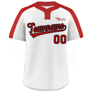 Último Estilo, Camisas de Béisbol al por Mayor con Dos Botones, Diseña Tu Propio Producto, Camisas de Béisbol con Dos Botones - Product Image 4