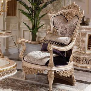 Juego de Sofás Seccionales en Forma de L, Estilo Clásico y Lujoso, con Cojines Rellenos de Esponja, Muebles para Sala de Estar de Estilo Europeo - Product Image 3