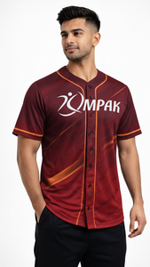 Camiseta de béisbol profesional para equipos con tela de sublimación duradera - Product Image 3