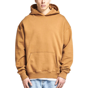 เสื้อฮู้ดดี้ผู้ชายทรงปกติ สีน้ำตาลอูฐ คลาสสิก ผลิตจากผ้าฝ้าย 100% สำหรับฤดูหนาว |   เสื้อสเวตเชิ้ตสไตล์สตรีทแวร์ลำลอง - Product Image 1