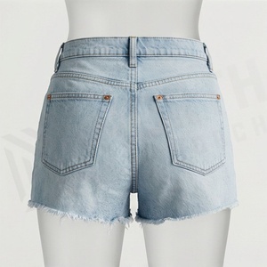 Heavy <b>Work</b> Casual Denim Shorts Colorful Floral Embroidery Womens Summer Loose <b>Jeans</b> Top Quality Customized Color Wear - Product Image 2