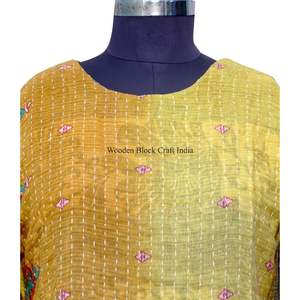 Vestido de algodón estampado multicolor a la moda, ropa de fiesta, precio al por mayor, fabricación para tiendas de ropa femenina. - Product Image 6