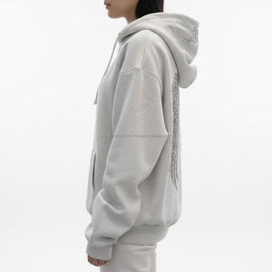 Sweat à capuche pour homme, sur mesure, OEM, vente en gros - Product Image 4