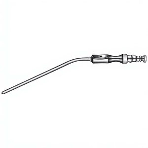 Tube d'aspiration Frazier 19 cm / 7-1/2 pouces de diamètre 2,6 mm Fr 08 Instrument chirurgical de précision pour l'aspiration efficace des fluides - Product Image 3