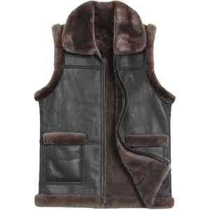 Chaleco Clásico de Cuero Genuino Estilo Vaquero, Ofrece Calidad Resistente y Uso Cómodo - Product Image 2