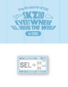 SKZOO Everywhere All Around The World (Badge Métallique Version SEOUL) CD de musique pop (Papier Plastique Langue Coréenne Tous Âges BW-206) - Product Image 2