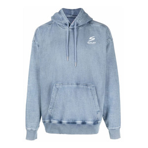 Sudadera con Capucha Estilo Urbano Invernal, Lavado Ácido, Tela Suave, Secado Rápido y Transpirable, para una Línea de Ropa Moderna - Product Image 1