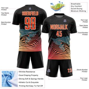 Uniformes de Fútbol 100% Poliéster Transpirables y Cómodos, Servicios OEM, Uniformes de Fútbol para Entrenamiento al por Mayor - Product Image 4