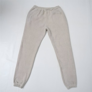 Pantalon de jogging en molleton de coton imprimé avec logo personnalisé pour homme, style streetwear, taille élastique avec cordon de serrage, coupe confortable, tendance - Product Image 2