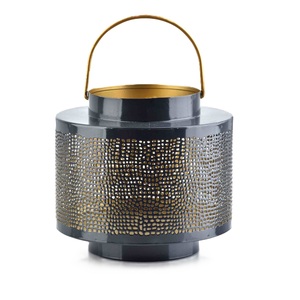 Lanterne en fer noir avec motif mandala, décoration d'intérieur, porte-bougie, décoration artisanale en métal durable, pot à bougie votive - Product Image 6