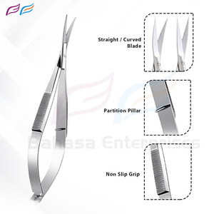Ciseaux à cuticules en acier inoxydable argenté personnalisés, ciseaux à ongles à ressort, ciseaux à cils à lame incurvée et affûtée pour manucure - Product Image 4