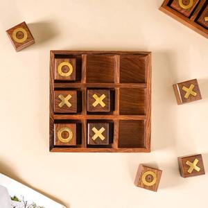 Boîte de jeu de dominos en bois faite à la main, jeux de dominos classiques en bois, fabricant et exportateurs indiens, jouets promotionnels - Product Image 6