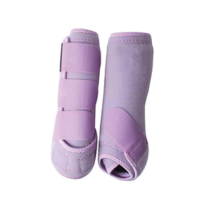 AWAN IMPEX Botas de Protección para Patas de Caballo de Neopreno Transpirable e Impermeable, Juego de Botas Ajustables para Tendones, Forradas de Felpa, para Entrenamiento y Equitación - Product Image 1