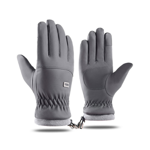 Gants en cuir chauds d'hiver, respirants, compatibles écran tactile, pour l'extérieur, meilleur matériau, prix imbattable - Product Image 1