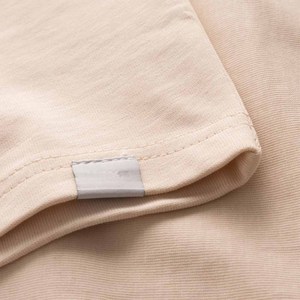 Black Custom Men's T-Shirts <b>Short</b> Sleeve O-Neck 100% Cotton Worsted Fabric Front Logo Formal Style Loose Fit Anti-Pilling Summer - Product Image 5