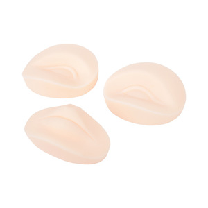 Tête de mannequin pour extensions de cils 5D avec paupières, rose, brun naturel, outil d'entraînement pour cils - Product Image 6