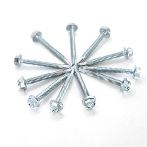 Vis autoperceuses à tête hexagonale premium (métriques/pouces) en acier au carbone galvanisé, robustes, résistantes à la corrosion, classe 8, profondes - Product Image 2