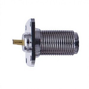 ขั้วต่อแบบติดตั้งบนแผงแบบเกลียวเต็มรูปแบบชนิด N Female Jack Square Flange พร้อมอะแดปเตอร์โคแอกเชียล RF 50 โอห์ม สำหรับสายโคแอกเชียล RG58 LMR400 - Product Image 1