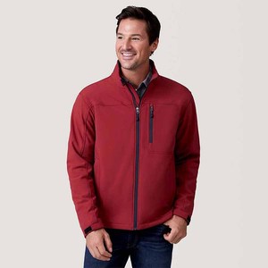 Chaqueta Cortavientos para Hombre con Cierre de Cremallera, Forro de Malla Transpirable, Ecológica, Teñida en Color Liso, con Logotipo Frontal - Product Image 1