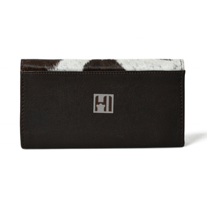 Western Hair-On Cowhide Leather <b>Wallet</b> RFID Blocking Women's Clutch Purse - Product Image 4