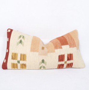 Handmade Wool Kilim Decorative <b>Pillow</b> Covers | Vintage Boho Tribal Cushion Cover | Turkish Handwoven <b>Throw</b> <b>Pillow</b> Wholesale - Product Image 4