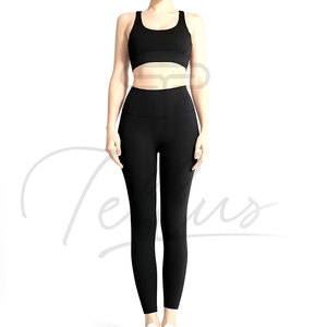 Best Selling Women Yoga Set Light Weight Women Yoga Set New Arrival Gym Wear Women Yoga Set Women Fashionable Yoga Sets - Product Image 5