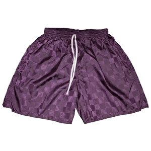 Pantalones Cortos de Satén a Cuadros Verde Oliva para Hombre, Cintura Media, con Cordón, Estilo Deportivo, de Secado Rápido - Product Image 3