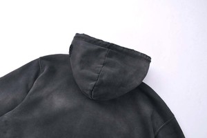 Sweat-shirts personnalisables décontractés pour hommes en maille hiver, mélange polyester/coton, couleur unie, Inland Industries, respirants, col rond, fermeture frontale rapide - Product Image 6
