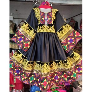 Ensembles de tenues de danse orientale pour filles, modèles élégants, style Salwar Kameez, robe longue maxi, robe longue unie, pour soirées dansantes afghanes - Product Image 5