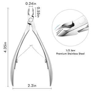 2026 New Stainless Steel Professional Manicure Tools Nail Clipper Cutter Curved Toe Nail Cuticle Nail Nipper Personal Care 2026 - Product Image 4