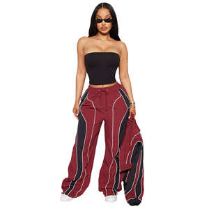 ชุดวอร์มกันลมแบบครอปแจ็คเก็ตซิป  ผ้าไนลอน สไตล์สตรีทแวร์ สำหรับผู้หญิง ชุดออกกำลังกาย ชุดวิ่งจ๊อกกิ้ง - Product Image 3