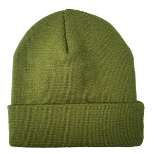Bonnet d'hiver tricoté élégant à double couche, personnalisable avec logo brodé, faible MOQ - Product Image 1