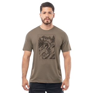 เสื้อยืดคอกลมพิมพ์ลายสำหรับผู้ชาย บริการ OEM ขายดีที่สุด ออกแบบเองได้ แฟชั่นทันสมัย สำหรับผู้ชาย จากบังกลาเทศ - Product Image 2