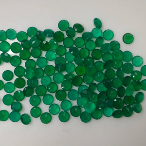 Onyx Vert Naturel 5MM Rond Taille Brillant Qualité Supérieure Pierre Précieuse Libre pour la Fabrication de Bijoux Red Mountain Gems - Product Image 3