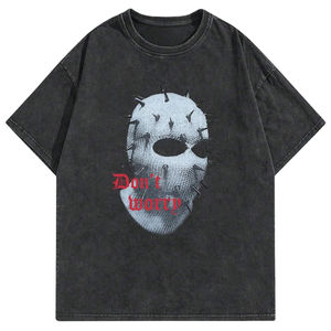 เสื้อยืดแฟชั่นสตรีทแวร์แขนสั้นผ้าฝ้าย 100% เนื้อหนา คุณภาพพรีเมียม สำหรับผู้ชาย พร้อมบริการผลิตตามแบรนด์ของคุณ - Product Image 3