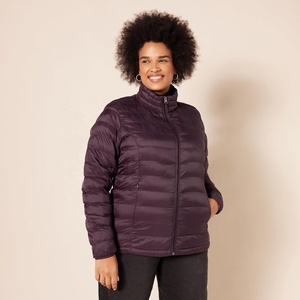 Chaqueta Acolchada Ligera de Punto para Mujer, Transpirable, Resistente al Agua, con Cierre, para Invierno, Cortavientos, con Capucha - Product Image 4