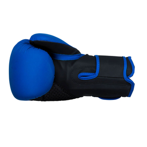 ถุงมือชกมวยหนังสีดำราคาถูกใหม่ ขายส่ง รับสกรีนโลโก้ตามสั่ง - Product Image 4