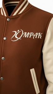 Veste d'hiver style streetwear américain avec manches en cuir et patchs brodés, style américain surdimensionné - Product Image 4