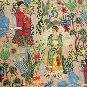 ชุดกิโมโนผ้าฝ้ายสำหรับผู้หญิง ลายพิมพ์บล็อกดอกไม้ ระบายอากาศได้ดี เหมาะสำหรับใส่นอนและสวมใส่สบายๆ ที่บ้าน - Product Image 2