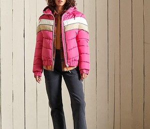 New Arrival Womens Puffer <b>Jacket</b> Winter Fashion Relaxed Fit <b>Quilted</b> Puffer <b>Jacket</b> with Hood - Product Image 3
