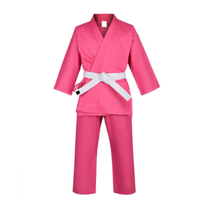Five B Unisex Adult Karate Gi Uniform <b>Set</b> 100% Cotton Durable Plain Dyed Regular Fit Martial Arts Wear with Black Belt - Product Image 6