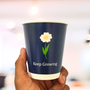 Plant-Based Biodegradable Double Wall Coffee Paper <b>Cups</b> with custom logo for hot & <b>cold</b> beverage service outlets - Product Image 3