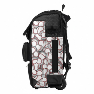 Sacs de baseball sportifs avec logo personnalisé, sacs de baseball par sublimation, prix de gros, sacs à roulettes, sacs de baseball en polyester pour adultes - Product Image 3