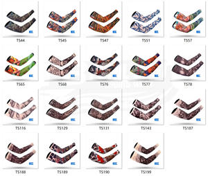 Nuevas Mangas de Tela Transpirables Personalizadas con Diseños de Tatuajes Temporales de Larga Duración para Brazos Completos, con Logotipo Frontal, Unisex - Product Image 5