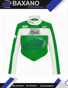 Chaqueta de Cuero PU de la Hermandad Iota Phi Lambda, Chaqueta de Carreras de Alta Calidad, Corte Ajustado, Personalizable con Cualquier Logotipo - Product Image 5