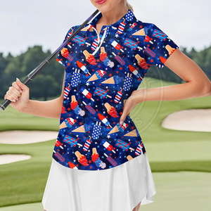Vêtements de golf tendance pour femmes, polos de golf extensibles, confortables et respirants, pour un style de vie moderne et pour les courses de golf. - Product Image 4