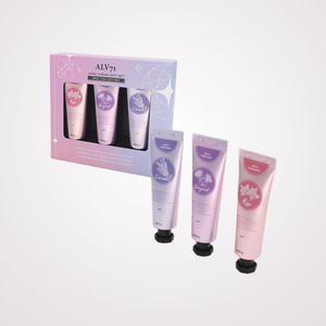 Set de Regalo Navideño ALV, Crema de Manos Coreana K-Beauty, Set de 3 Piezas, Hecho en Corea, Manteca de Karité, Regalo para Baby Shower - Product Image 3