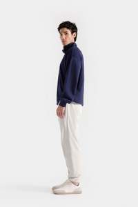 Sweat-shirt uni pour homme – Pull en molleton de coton de qualité supérieure pour l'hiver - Product Image 3