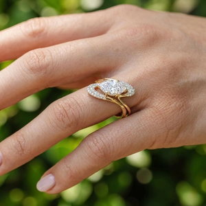 2CT Marquise Cut Lab Grown Moissanite Bridal <b>Ring</b> <b>Set</b> IGI Certified Engagement <b>Ring</b> Matching Wedding Band Gift 925 <b>Silver</b> - Product Image 5